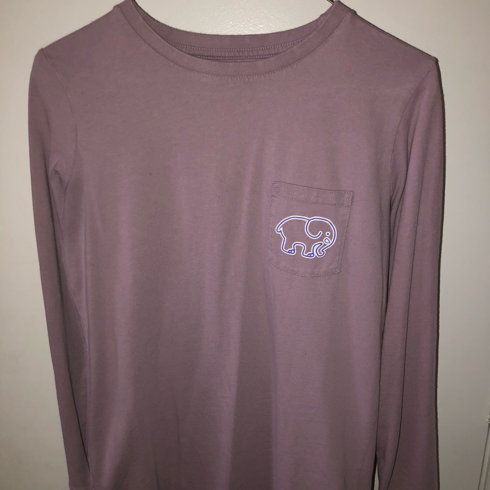 Ivory ella purple mountains long sleeve
